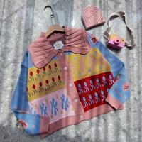 Gambar Midun.project - Naomy Crop Cardigan Rajut Wanita Korean Style Knitwear dari midun project undefined 5 Tokopedia
