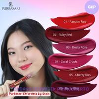 Gambar Purbasari Effortless Lip Stain - 01 passion red dari Gudang Kosmetik Purwokerto undefined 2 Tokopedia