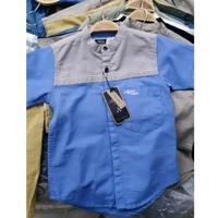 Gambar Agera Junior Baju Kemeja Koko Kemko Anak Model Terbaru Kombinasi Lengan Panjang dan Pendek Kancing Full Katun Rami Original - Teracota-putih, No. 3-4 dari YSH.Store undefined 4 Tokopedia