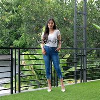 Gambar (AKHTAR-STORE) OLIVE JEANS 7/9 PINGGANG FULL KARET VARIASI KANCING AKTIF BAWAH RAWIS BAHAN TEBA HALUS LEMBUT MELAR Wanita Celana Tebal Hitam Dewasa Panjang Samping Kaki - NAVY, 27 dari AKHTAR-STORE1 undefined 5 Tokopedia