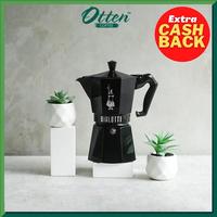 Gambar Bialetti - Mokapot Moka Exclusive Black 6 Cups Alat Seduh Kopi Manual dari TK ABADI SEJAHTERA undefined 2 Tokopedia