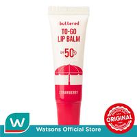 Gambar Buttered To Go Lip Balm Strawberry SPF 50 PA++++ 8ml dari Watsons Indonesia Official Store undefined 1 Tokopedia