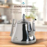 Gambar kettle gooseneck teko kopi teh leher angsa dengan filter 1200ml - gold dari mesin rms undefined 3 Tokopedia