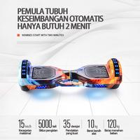 Gambar 【Produk baru】Terbaru Smart Balance Wheel / Hoverboard 7Inch KL047 Smart Balance Wheel LED Light Self Balancing 2 Wheel Scooter with Bluetooth Speaker Hoverboard - Grafiti putih, tidak ada pegan dari LENODI undefined 4 Tokopedia