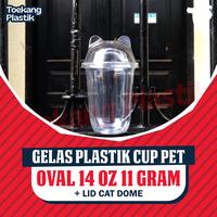 Gambar LID CAT DOME - TUTUP KUCING CUP PET DIAMETER 92.5 dari DAMAIKA SHOP. undefined 5 Tokopedia