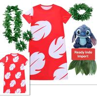 Gambar Kostum Lilo dress cosplay anak Dewasa Lilo and stitch import anak perempuan - Daun KplaTanganKaki, 110 / 4-5th dari CutePeppa undefined 1 Tokopedia
