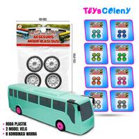 Gambar Roda/Ban Plastik Alcoa Beragam Warna - Aksesoris Modifikasi Mainan Mobil/Miniatur Bus Telolet/Basuri - Tosca dari Toys Colony undefined 1 Tokopedia