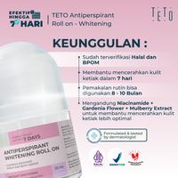 Gambar [SUPER PROMO] Paket Bundling TETO Antiperspirant Roll On - Whitening 20ml & TETO Antiperspirant Roll On Fresh 20ml dari Teto id undefined 2 Tokopedia
