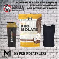 Gambar Muscle First Pro Isolate 2lbs 900 gram 2lb MuscleFirst M1 Whey Protein - Strawberry, 2 Sachet Whey dari Gorilla Supplement undefined 1 Tokopedia