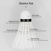 Gambar [SPECIAL 9.9] Agnite Shuttlecocks / Kok Badminton / Kok Bulu tangkis Kok Bulu Tangkis Premium High Quality Isi 12 Goose Feather Bulu Angsa - Bebek F2202 Bulutangkis shuttlecock 3 1 - F2202S - Bulu Bebek dari Agnite.id undefined 3 Tokopedia