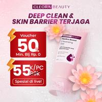 Gambar Cleora Hydro Boost Cleansing Gel - Facial Wash Mencerahkan Pembersih Wajah Untuk Kulit Kering Pencerah Wajah Cleanser Pencuci Muka Sabun Cuci Muka Glowing Membantu Membersihkan Kotoran Sabun Pembersih Muka Kulit Berminyak  Berjerawat Ceramide Niacinamide - Cleora Hydro Boost  dari Cleorabeauty.id undefined 1 Tokopedia
