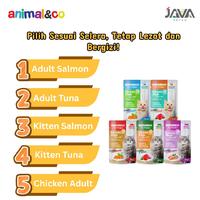 Gambar Makanan Basah Kucing Animalnco Pouch 80gr/ Wet food Tuna Kitten dari Java Petco Tangerang undefined 3 Tokopedia