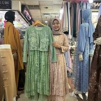 Gambar New Arrival Dress Brukat Import Premium - Pink, Allsize dari anita butik undefined 2 Tokopedia
