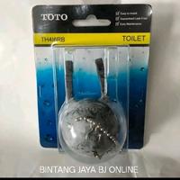 Gambar Karet kloset Toto 416R ASLI Original/ Rubber flapper closet karet pelampung kloset Toto asli 416 ( kecil) Kotak harga perbiji dari Bintang Jaya BJ online undefined 3 Tokopedia