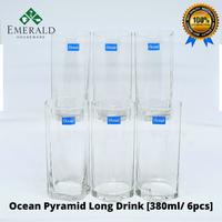 Gambar Gelas Kopi Ocean Long Drink Kaca Bening Gelas Cafe [380ml/6pcs] Set Simple Food dari Emerald Houseware undefined 1 Tokopedia