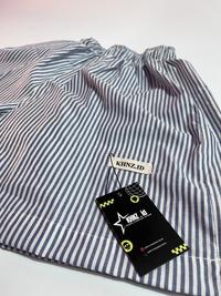 Gambar Celana Stripe Pants Basic | Celana Pendek Boxer Salur Unisex Kolor Salur Pria Wanita Shorts - Biru dari Zahra Karpasa Store undefined 4 Tokopedia