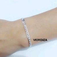 Gambar GELANG TANGAN SISIK NAGA PERAK 925/PERHIASAN GELANG TANGAN WANITA PRIA SILVER LAPIS EMAS PUTIH /PERAK ASLI / GL1 dari VIORENZA SILVER undefined 2 Tokopedia