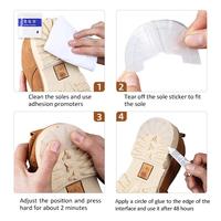 Gambar Wear-resistant Outsole Insoles for Shoes Repair Anti-Slip Self-Adhesive Sole Protector Sticker Sneakers Heel Rubber Shoe Pads dari TOKO LANLAYANGAN BODAS undefined 5 Tokopedia
