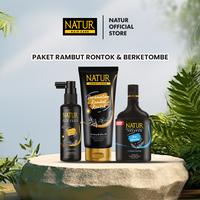 Gambar Paket Perawatan Rambut Rontok, Gatal & Berketombe -  Extract Shampoo, Conditioner, Hair Tonic Rambut Rontok, Berminyak dan Ketombe Haircare Shampoo & Conditioner Sampo Kering dari Natur undefined 3 Tokopedia