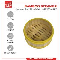 Gambar Bamboo Steamer Rim Plastik 14 cm RESTOMART Bambu (2714214) dari Restomart Kitchen Solution undefined 1 Tokopedia