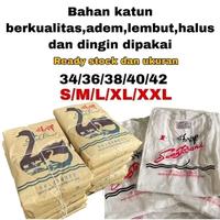 Gambar KAOS DALAMAN KATUN 100% ORI >SwaN<>BranD< > JUAL PER 1 PCS < SINGLET DAN OBLONG Pria Dewasa Atasan Distro Cowok Motif Keren daleman - SINGLET ORI, 34 > S dari RudyCooL undefined 3 Tokopedia
