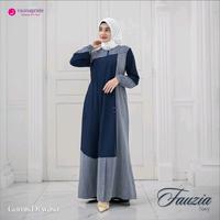 Gambar NEW SARIMBIT COLLECTION - FAUZIA / Rauna Gamis Dewasa - XL, navy dari Pusat Gamis Branded Madiun undefined 1 Tokopedia