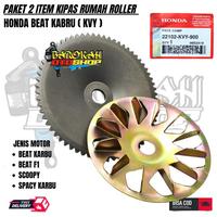 Gambar PAKET HEMAT GIGI PIRINGAN KIPAS RUMAH ROLLER+KIPAS RUMAH ROLLER BEAT KARBU/F1/SCOOPY/SPACY KARBU 1 SET - MOTORCYCLE - paket 2item beat dari miskhaayu undefined 4 Tokopedia