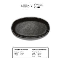 Gambar Looka Cast Iron Hot Plate / Piring Steak Model Oval Polos Besi dari Looka Castiron undefined 3 Tokopedia