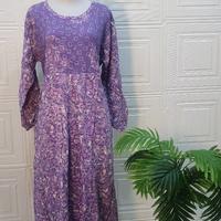 Gambar LONGDRESS FLOY Rayon HUSNIA COLET SOFT BUSUI FRIENDLY fit to BB 90KG - kuning dari Habaib Agen Resmiq undefined 2 Tokopedia