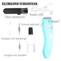 Gambar Alat Cukur Rambut Anak-anak Charger Praktis Aman - Model Kumis Jenggot dari kiddies olshop undefined 5 Tokopedia