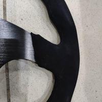 Gambar STEERING WHEEL OMP FLAT BOTTOM - SETIR RACING OMP SUEDE HALF dari chaanakyarogers165 undefined 1 Tokopedia