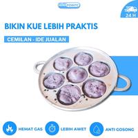Gambar Cetakan kue bikang mawar tradisional Aluminium anti tumpah | Loyang kue serbaguna | Cetakan apem jadul 7 lubang cekung | Cetakan bikang mawar ekonomis anti lengket | Cetakan serbaguna kue pukis bulat Kitchenware - 7 Lubang dari Mini Pointc undefined 3 Tokopedia
