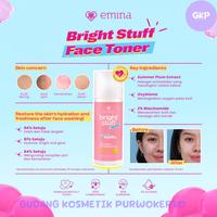 Gambar Emina Bright Stuff Face Toner dengan Niacinamide dan Summer Plum Extract - 50 ml - Mencerahkan - 100ml dari Gudang Kosmetik Purwokerto undefined 3 Tokopedia