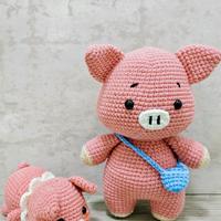 Gambar Pig / Babi / Piggy Amigurumi / Boneka Rajut / Crochet - MR PIGGY dari Gluhwein Handmade_NEW undefined 5 Tokopedia