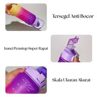 Gambar BOTOL MINUM BERANAK 3IN1 VIRAL DOFF FREE SEDOTAN DAN STICKER / BOTOL MINUM GRADASI ELEGAN AMAN Plastik Bottles Water Kitchenware - BOTOL 3IN1 SOFTPINK, BUBBLE dari Jisoo Home Living undefined 3 Tokopedia