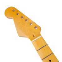 Gambar 22 Frets Vintage Yellow Hight Gloss Maple Guitar Neck W/ Black Dots Replacement DIY Electric Guitar Parts For FD ST Guitarras dari Datamall undefined 3 Tokopedia