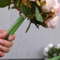 Gambar Buket Mawar Artificial Premium (12 batang) Bunga Hias Bunga Vas Bunga Meja Aesthetic Bunga Wedding Hand Bouquet Rose Prewedding Lamaran Bunga Tangan Pengantin Bridesmaid H23 - Merah dari Glatul undefined 4 Tokopedia