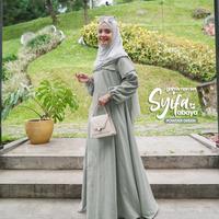 Gambar Dilovable.id | GAMIS DEWASA REMPEL SYIFA ABAYA GAMIS POLOS BY. ALWA HIJAB - Powder Green, L dari Dilovable.id undefined 5 Tokopedia