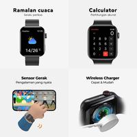 Gambar Official Smartwatch Watch S10 Jam Pintar Olahraga 2,3 inci HD AMOLED Hand Gesture Bluetooth SmartwatchDynamic island SmartWatch Pintar Wanita Tahan Air Jam Tangan Pintar IP68 Monitor Monitor Detak Jantung Android IOS - BLACK, S10 PRO MAX dari Buds Indonesia undefined 5 Tokopedia