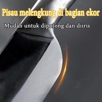 Gambar Pisau Durian Premium / Pisau Khusus Buah Durian / Pisau Tempa 4CR13 / Gagang Baja Anti Slip & Tajam Tahan Lama - NO.2 dari OITA ONLINE undefined 5 Tokopedia