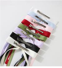 Gambar PREMIUM CLASSIC COLOR LONG RIBBON BOW KNOT HAIR CLIP GIRLY FAIRY HAIR ACCESSORIES AKSESORIS RAMBUT PITA PANJANG KLASIK KPOP KOREA KOREAN HIGH QUALITY JENNIE BLACKPINK STYLE AKSESORIS PITA RAMBUT PANJANG ANAK DEWASA WANITA JEPIT JEPITAN ALIGATOR - Hijau dari tata rambut undefined 4 Tokopedia
