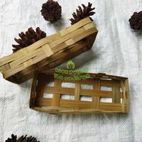 Gambar (50pcs) Besek Bambu Keranjang Reyeng 17x7x3 / Wadah Ikan Pindang Tongkol Peda Cue dll dari Kios Pojok Ibu Sudirah undefined 5 Tokopedia