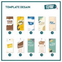 Gambar [100 PCS] Cetak Hangtag Hang Tag Baju Custom Desain Satu Sisi Label Kaos Celana Pakaian Model Persegi Murah dari Bebascetak undefined 4 Tokopedia