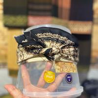 Gambar Udeng jadi•setengah jadi batik semi tulis jangar rimpit•jangar kepet•akep pangus - Lembaran, 54cm dari Trunabaguss undefined 3 Tokopedia