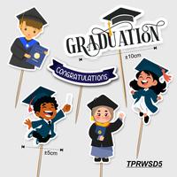 Gambar Toper Hiasan Dekorasi Kue Ulang Tahun Cake Kue Tumpeng Topper Graduation Wisuda Hiasan Buket Bouquet Bunga Murah Meriah Tebal 260 gsm Tinggal Pakai - TPRWSD1A dari Vesom Gift undefined 5 Tokopedia