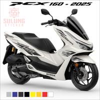 Gambar Stiker Motor PCX 160 New 2025 Striping Cutting Sticker lis Body Honda Pcx Variasi Aksesoris Terbaru - Hitam Doff dari SULUNG STICKER undefined 4 Tokopedia