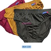 Gambar Celana Dalam Merk Jaguar/Brontex/Momotex Murah CD Cowok Celdam Pria Remaja brief Segitiga Dewasa Seperti Katun Nyaman Hitam - 6 PCS - Mix, S dari Kedirian shop undefined 1 Tokopedia