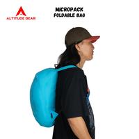 Gambar Altitude Gear Tas Ransel Lipat Traveling Ultra Light Backpack 15L Water Resistance Micropack Merah Ringan & Praktis untuk Perjalanan - Hitam dari Altitude Gear undefined 3 Tokopedia