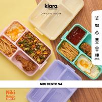 Gambar Niki Bento Kotak Makan Sekat 4 / Kotak Makan Lucu BFA Free dan Food Gr - Mint dari Kiara Houseware undefined 3 Tokopedia