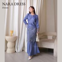 Gambar NARA DRESS - Padaka Attire - Satin Gamis Lebaran Elegan Polos Silk Cavali Bridesmaid Pesta Gaun Muslim Kondangan satin stitch violet Hitam Tile Mewah Brokat Wanita Remaja Wisuda - Mahogany BATCH 2, L dari PADAKA ATTIRE undefined 3 Tokopedia